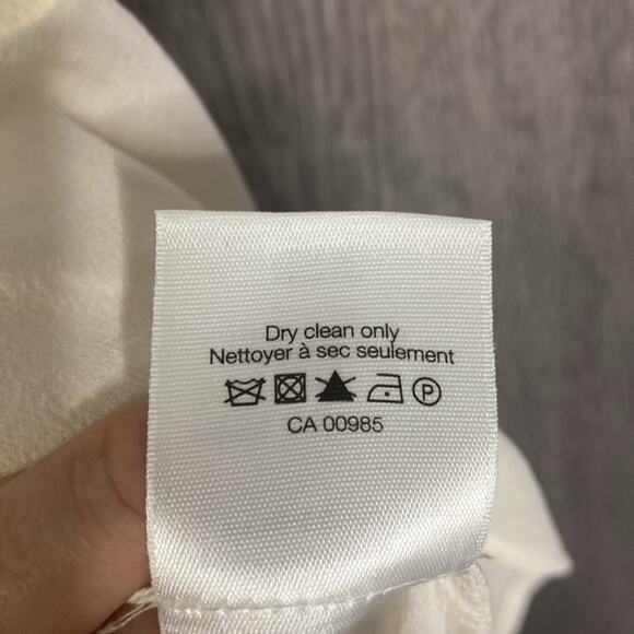 Veronica Beard Silk Baja Flutter Cap Sleeve Top Women's 0 - Picture 6 of 7